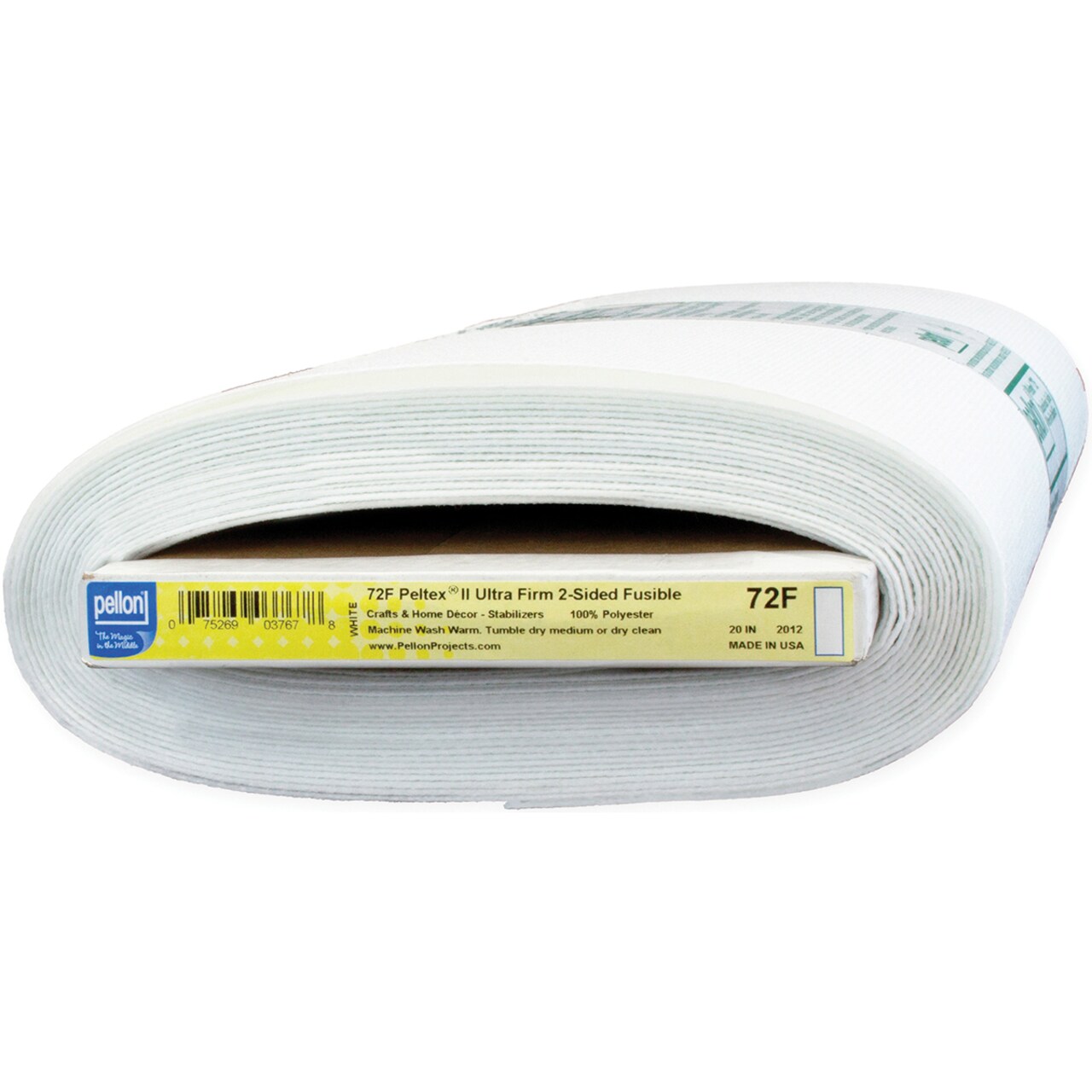 Pellon Peltex II 2-Sided Fusible Interfacing -White 20X10yd